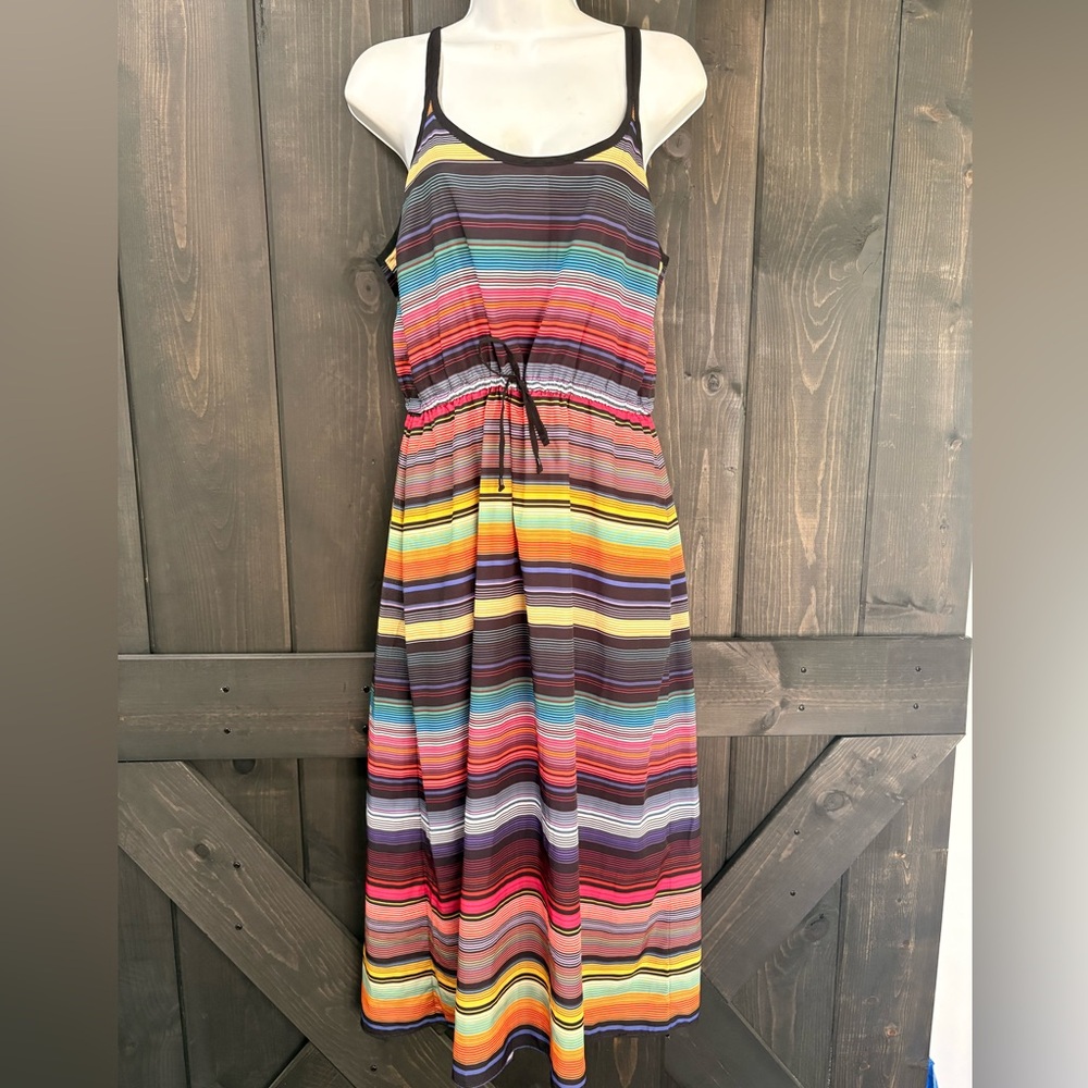 Athleta Multicolor Striped tank top dress medium